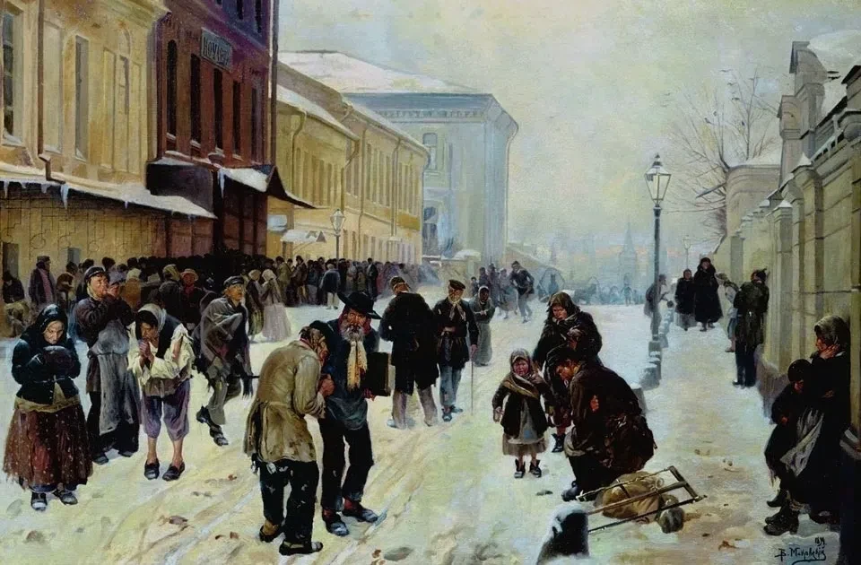 🎨 Трагедия гения на дне Москвы: Кого скрывает «Ночлежный дом» Маковского?