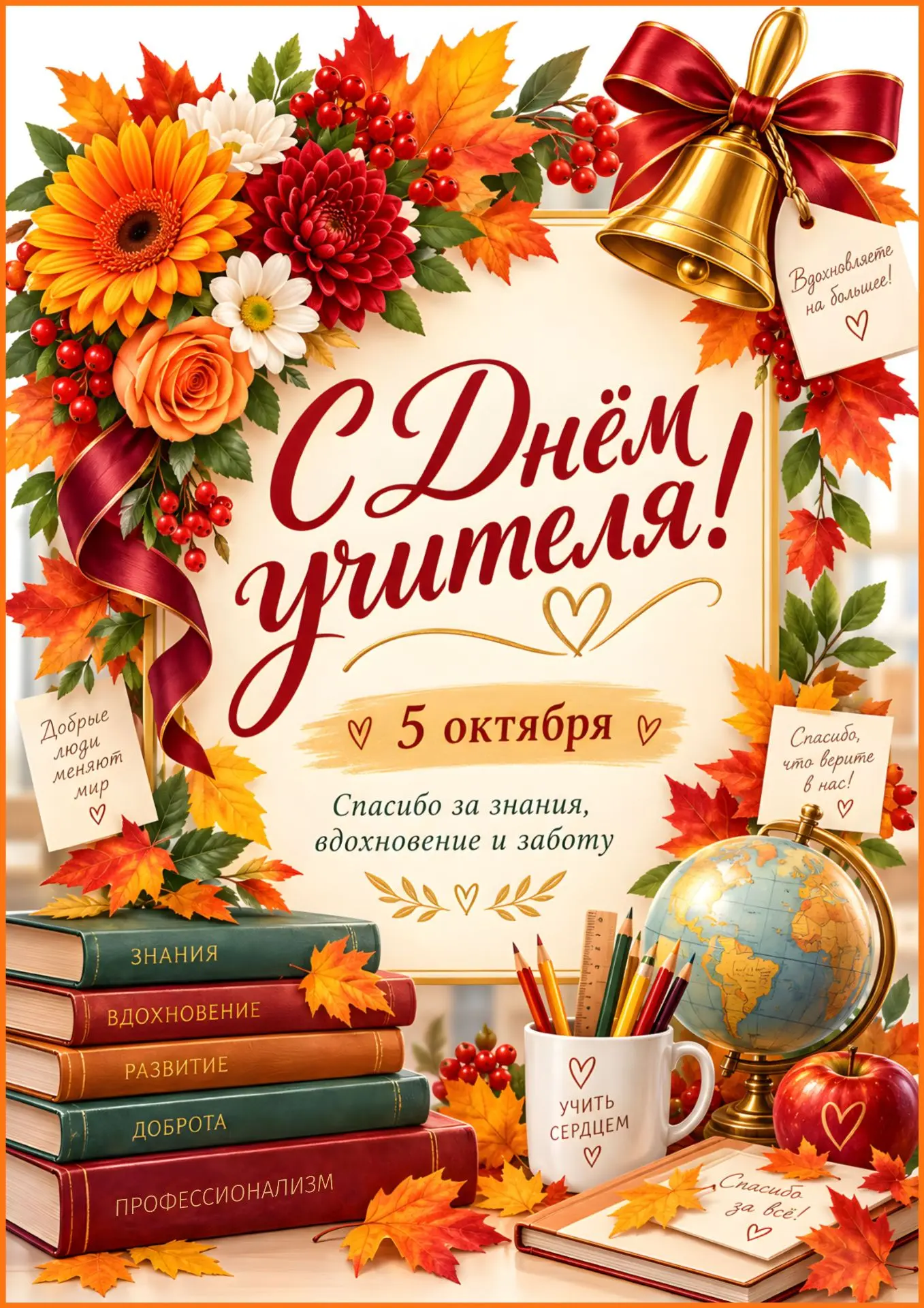🍁Уважаемые педагоги, работники образовательных учреждений, ветераны педагогического тр...