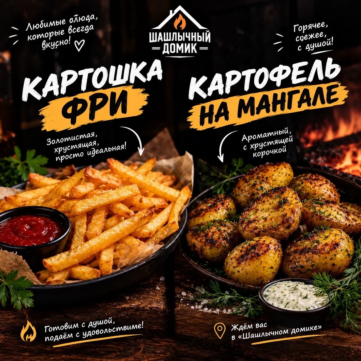 🥔 КАРТОФЕЛЬ НА ЛЮБОЙ ВКУС!