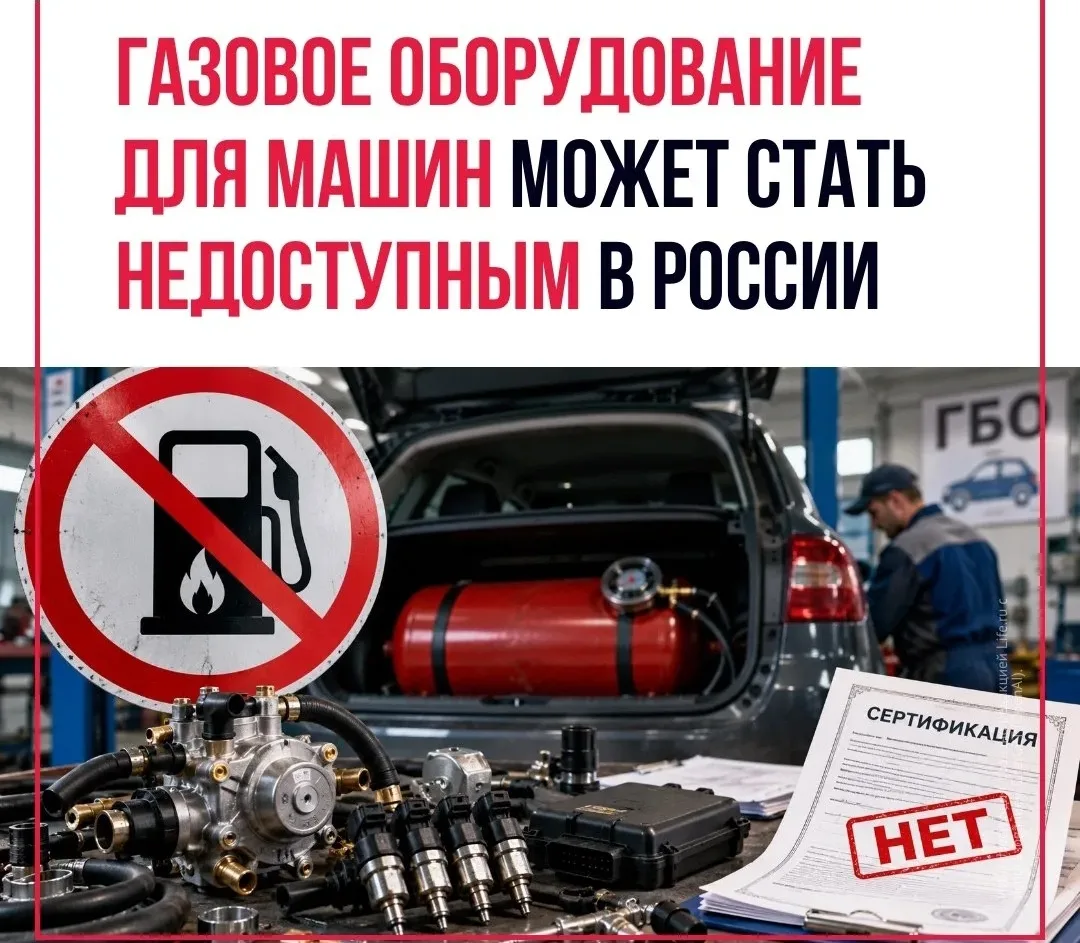 Установка газобаллонного оборудования на автомобили в России может оказаться под угрозо...
