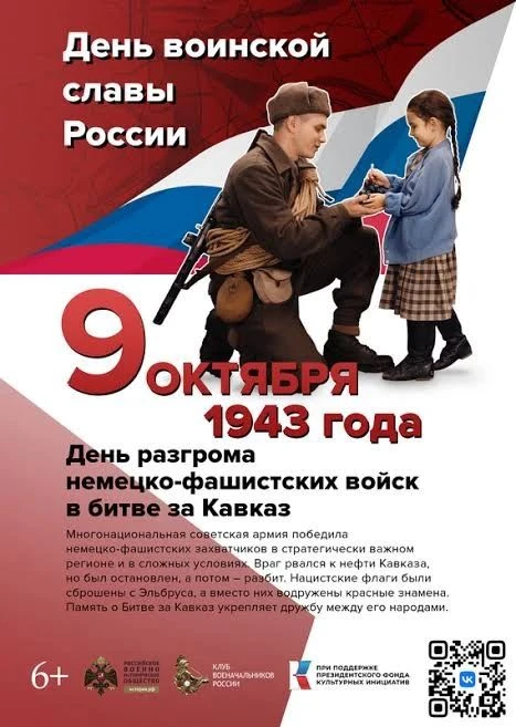 Памятная дата военной истории России.
