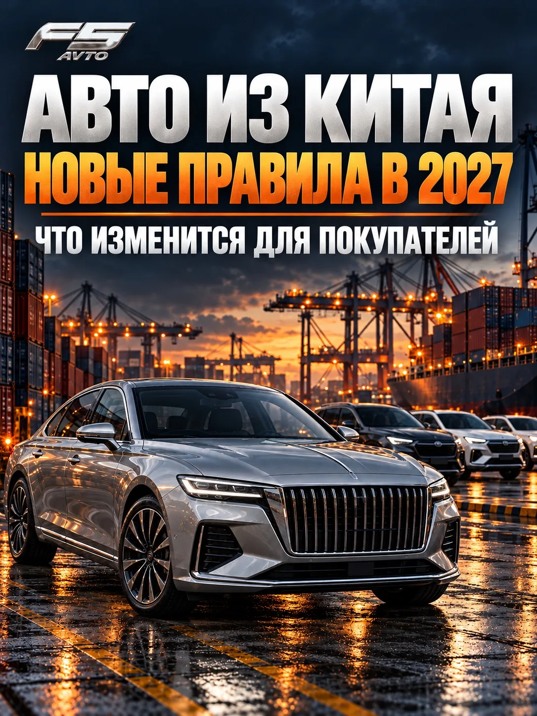 ⚡️Планируете новое авто из Китая? В 2027 году привезти некоторые модели может стать сло...