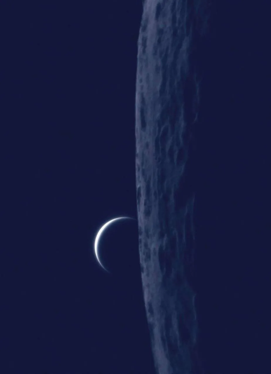 Покрытие Венеры Луной в кадре астронома любителя Николя Лефодо! 🌙