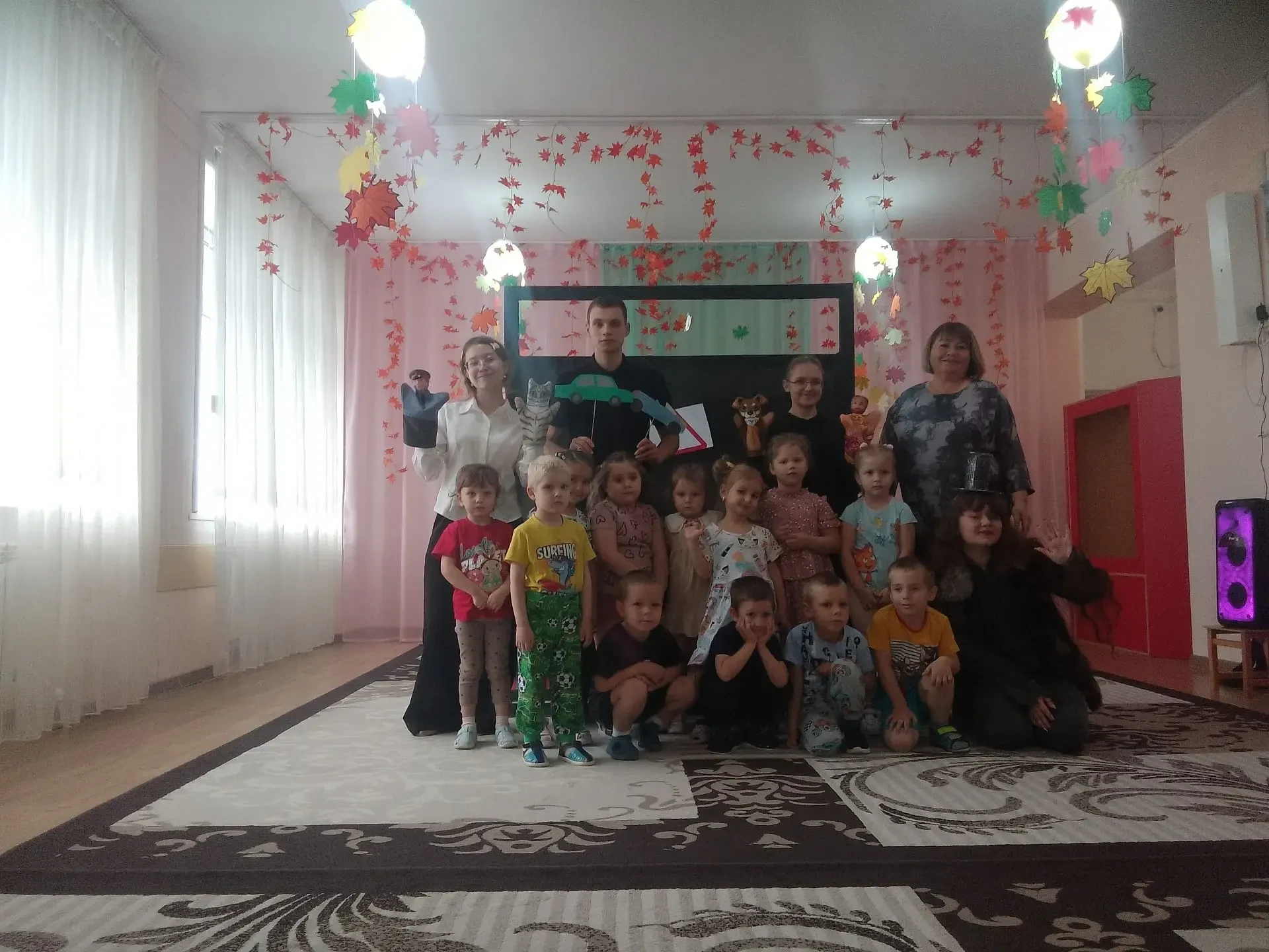 🎭 Театральная студия «Премьера» в гостях у детского сада «Родничок»!