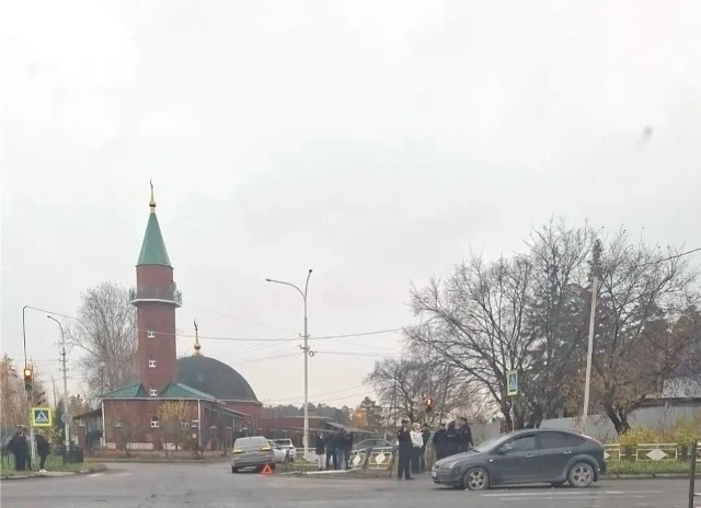 Дорожная авария в районе мечети г. Асбеста