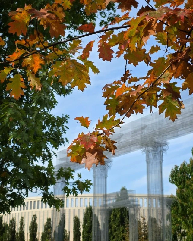 Осень раскрашивает парк