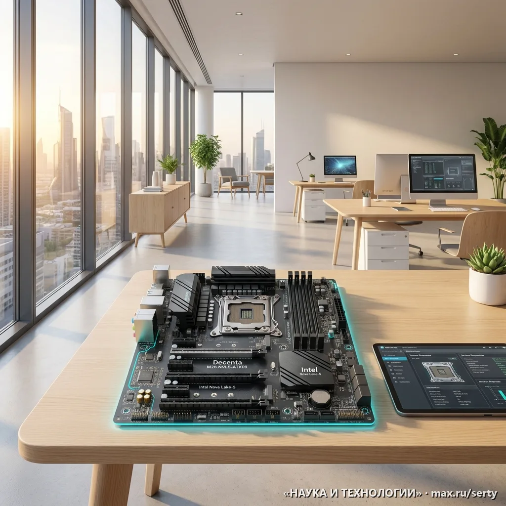 🔧 Первая материнская плата под Intel Nova Lake-S — но не для геймеров