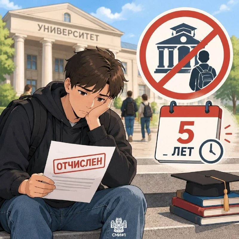 Отчисленным за нарушения дисциплины закроют путь в вуз на 5 лет