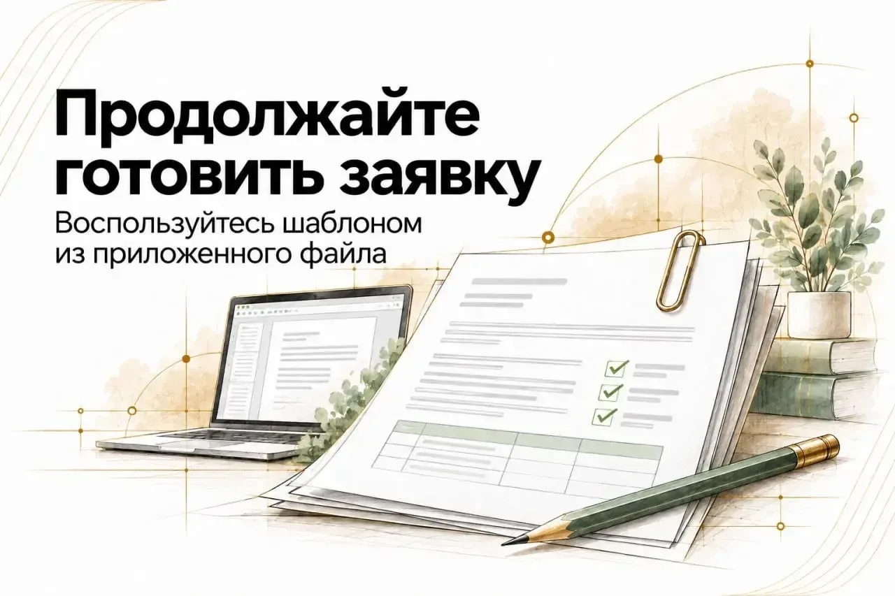 ✅ Фонд рекомендует продолжать подготовку заявок в период восстановления конкурсной плат...