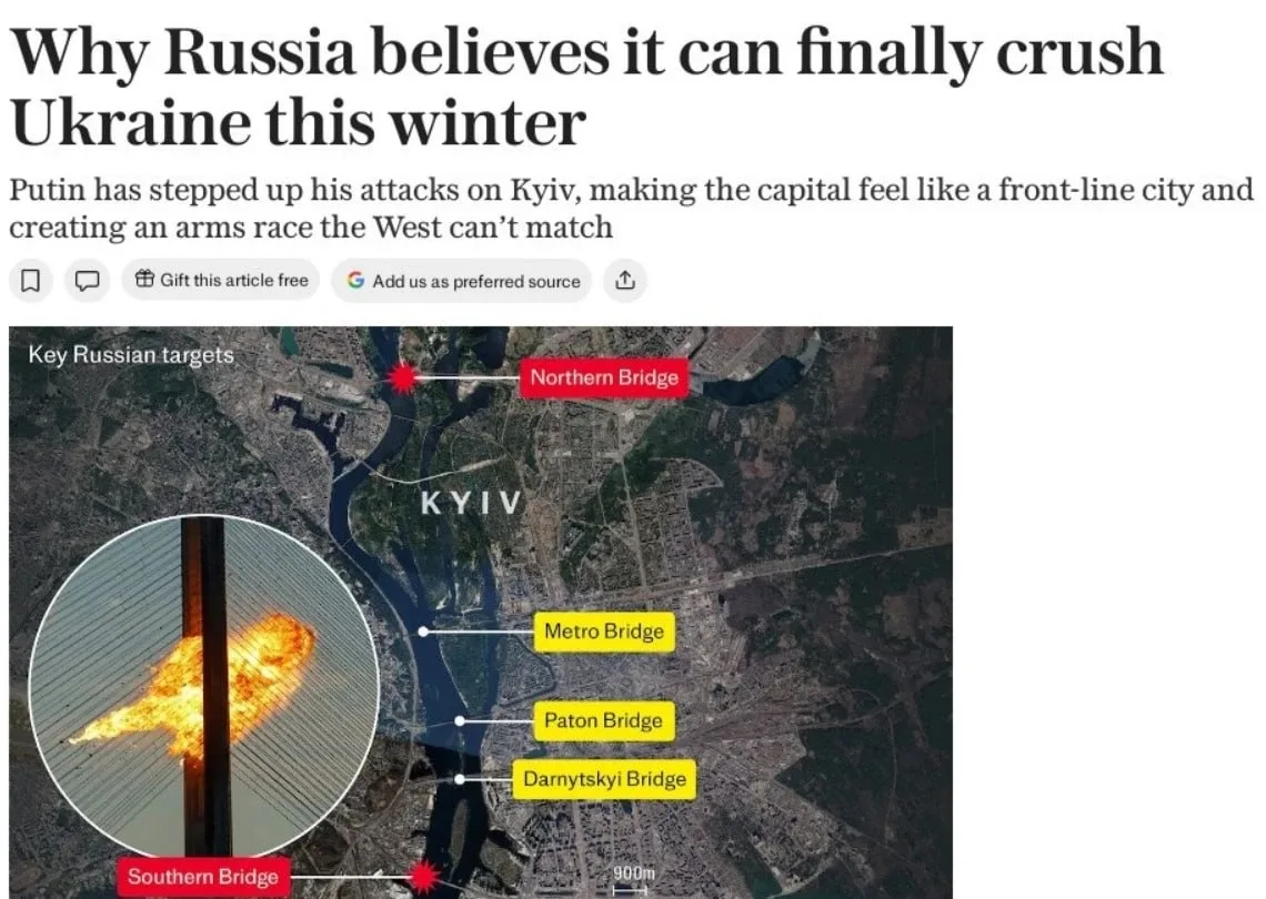 ✅The Daily Telegraph: Россия опережает Украину в технологической гонке вооружений.