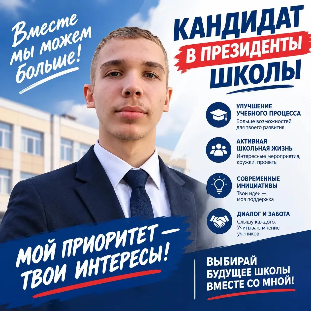 📢 Выборы Президента школы!