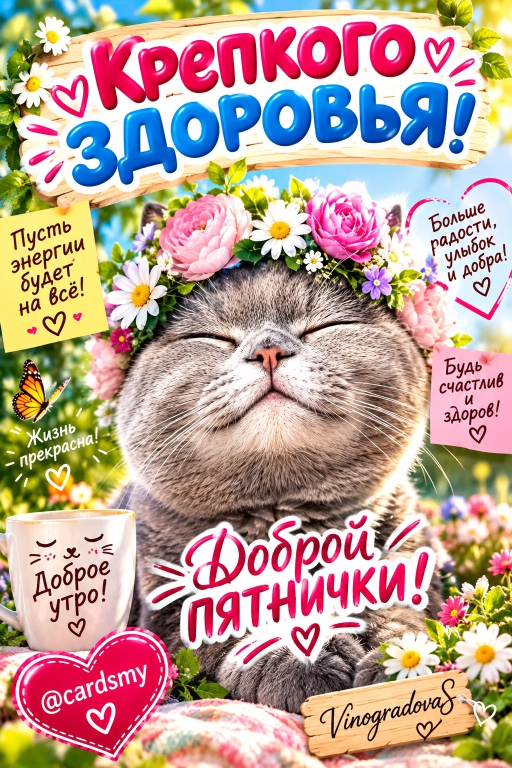 Крепкого здоровья! Доброй пятнички!