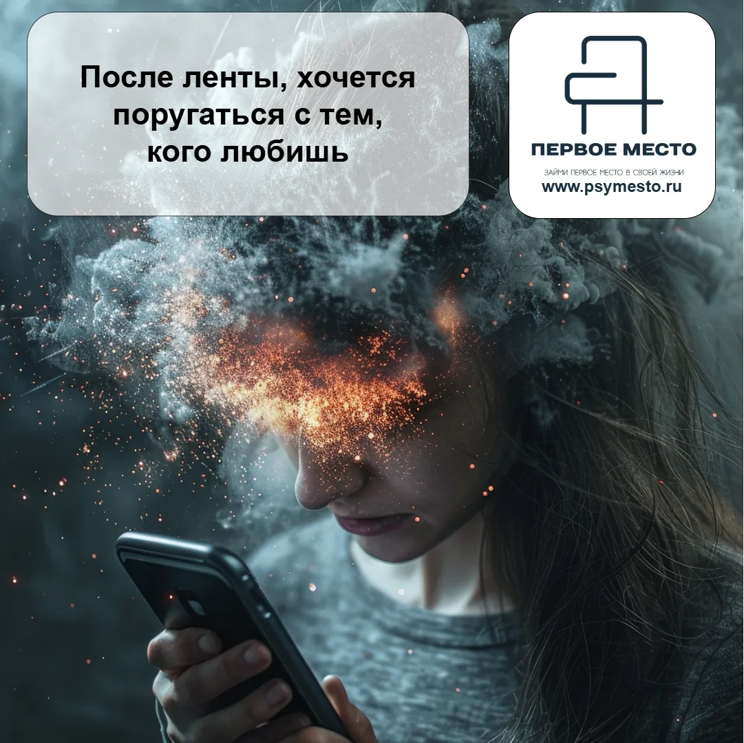 После ленты хочется поругаться с теми, кого любишь.