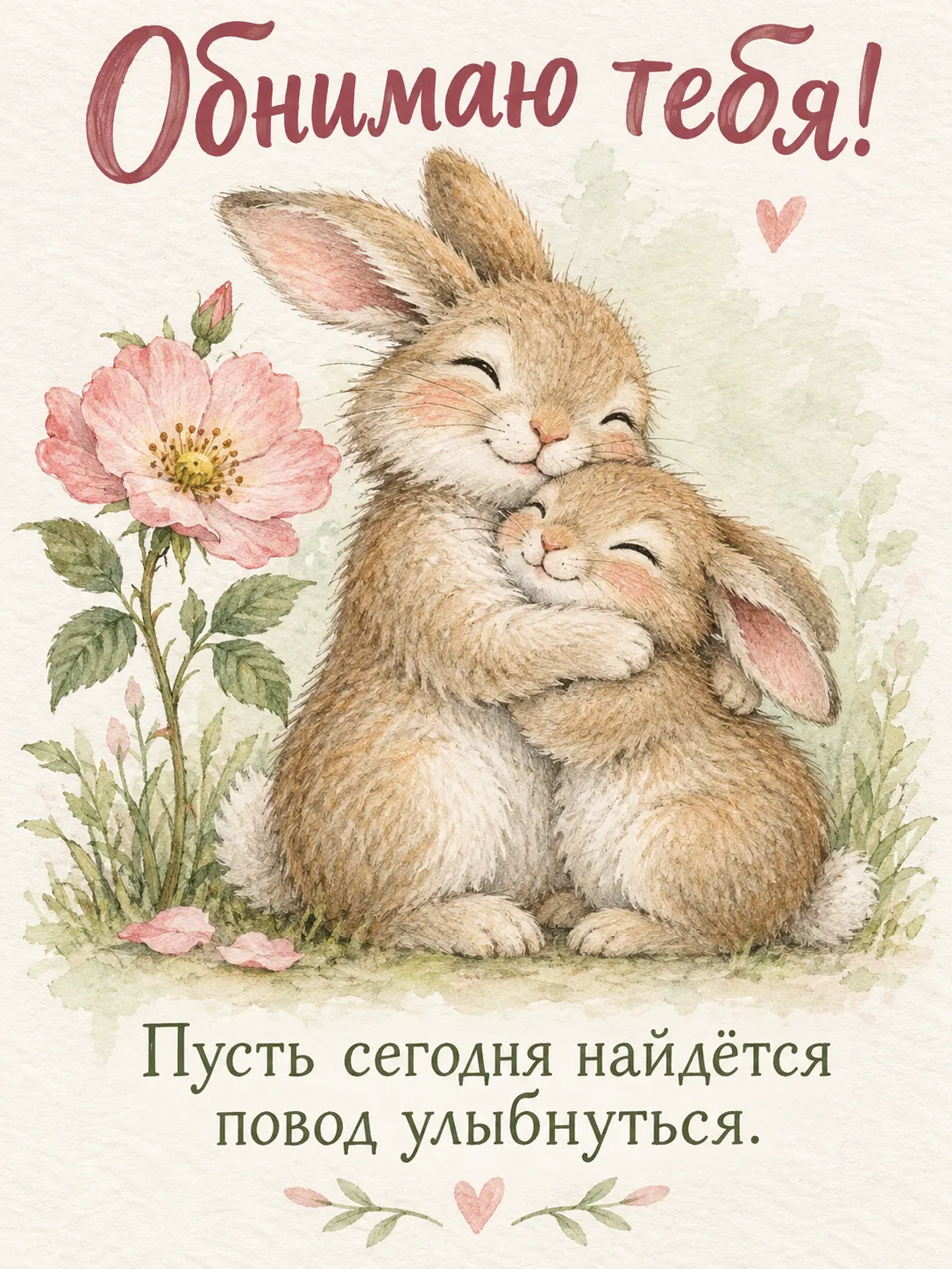 Обнимаю тебя!