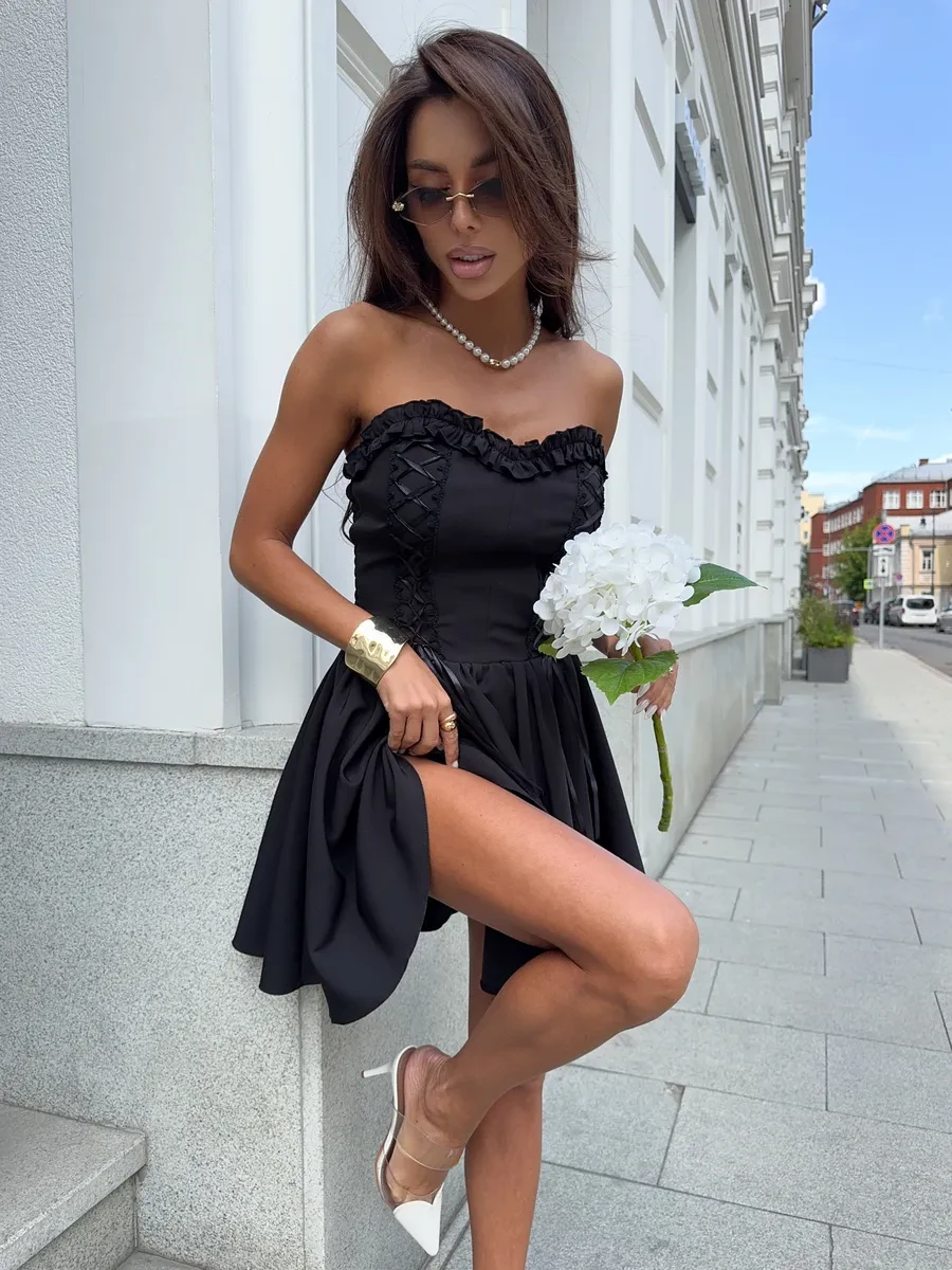 🔥 80,8%   | Короткое летнее платье корсет