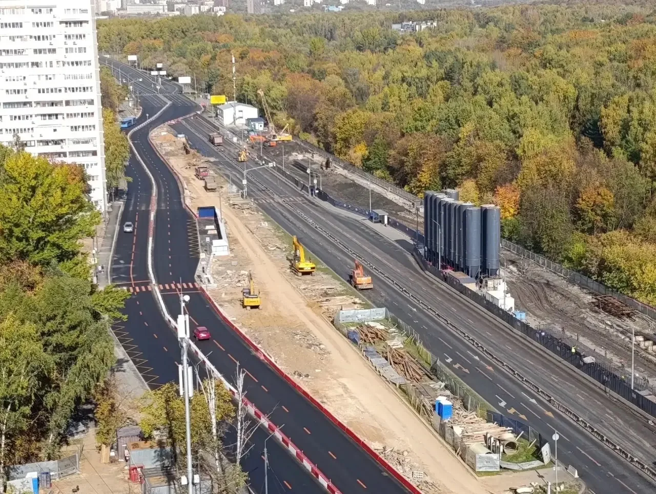 🚗 Движение по Липецкой улице переведено на новый временный участок