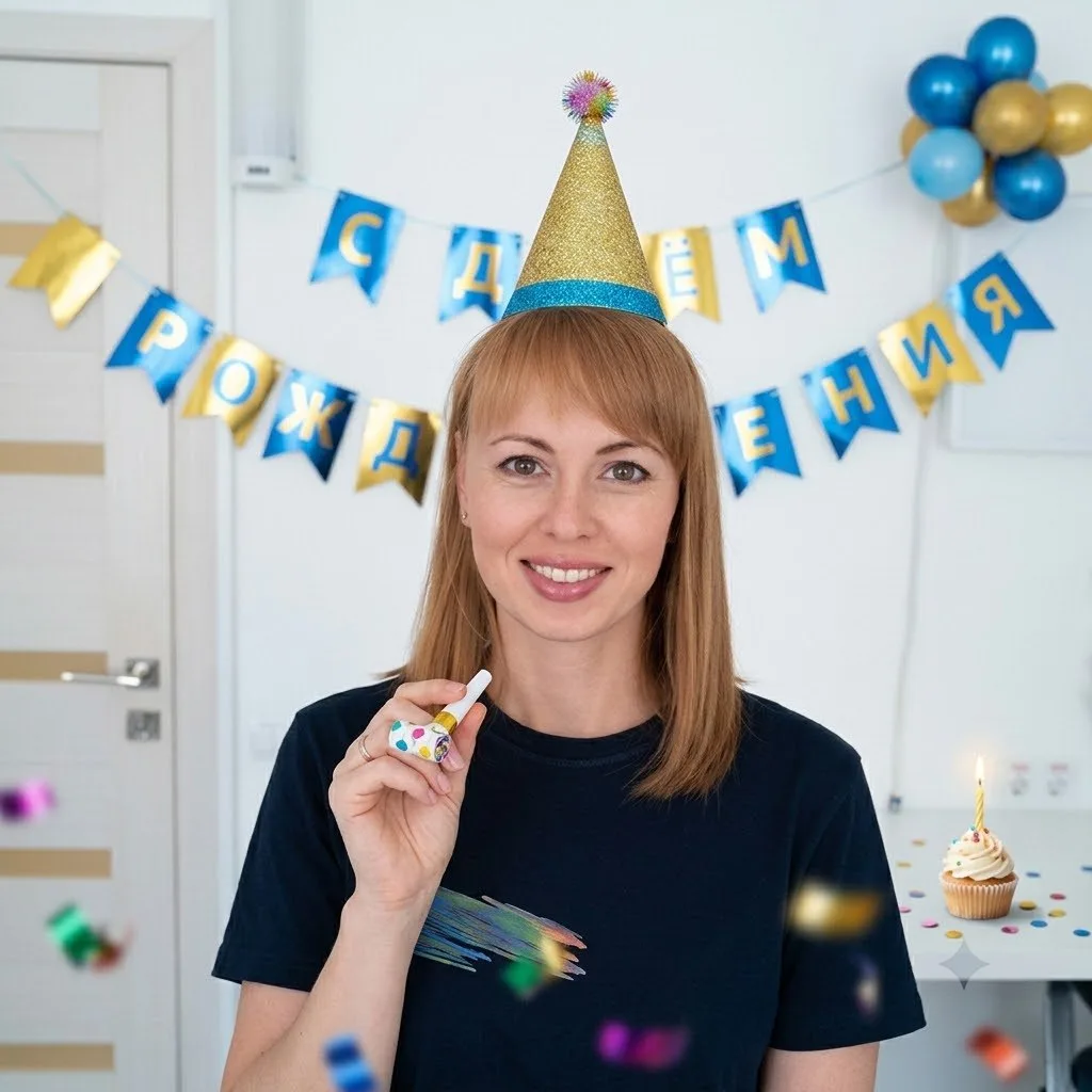 🎉 Сегодня день рождения Виктории Пехтеревой — нашего парикмахера-стилиста! 💐🎂
