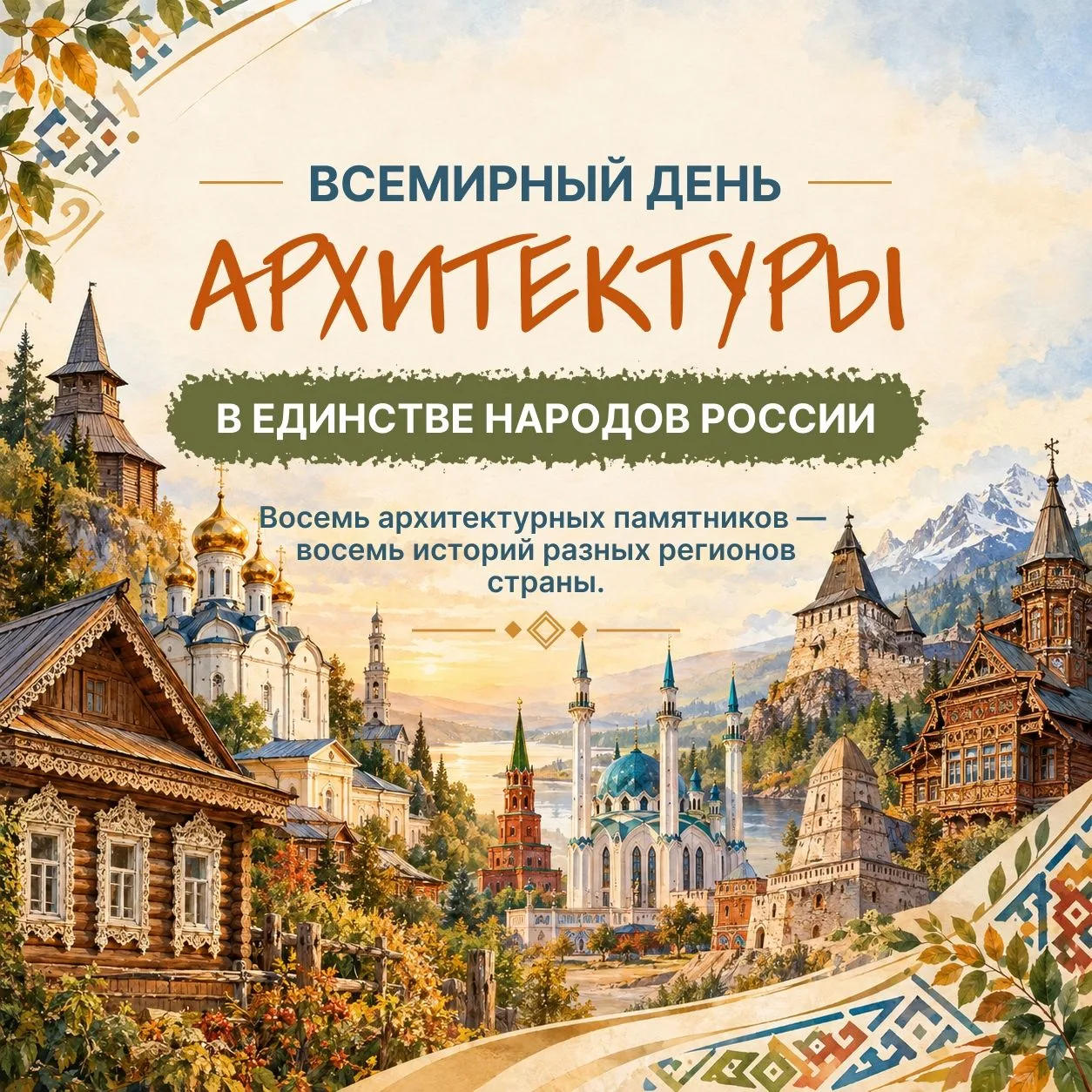 🏛 5 октября — Всемирный день архитектуры! 🏛