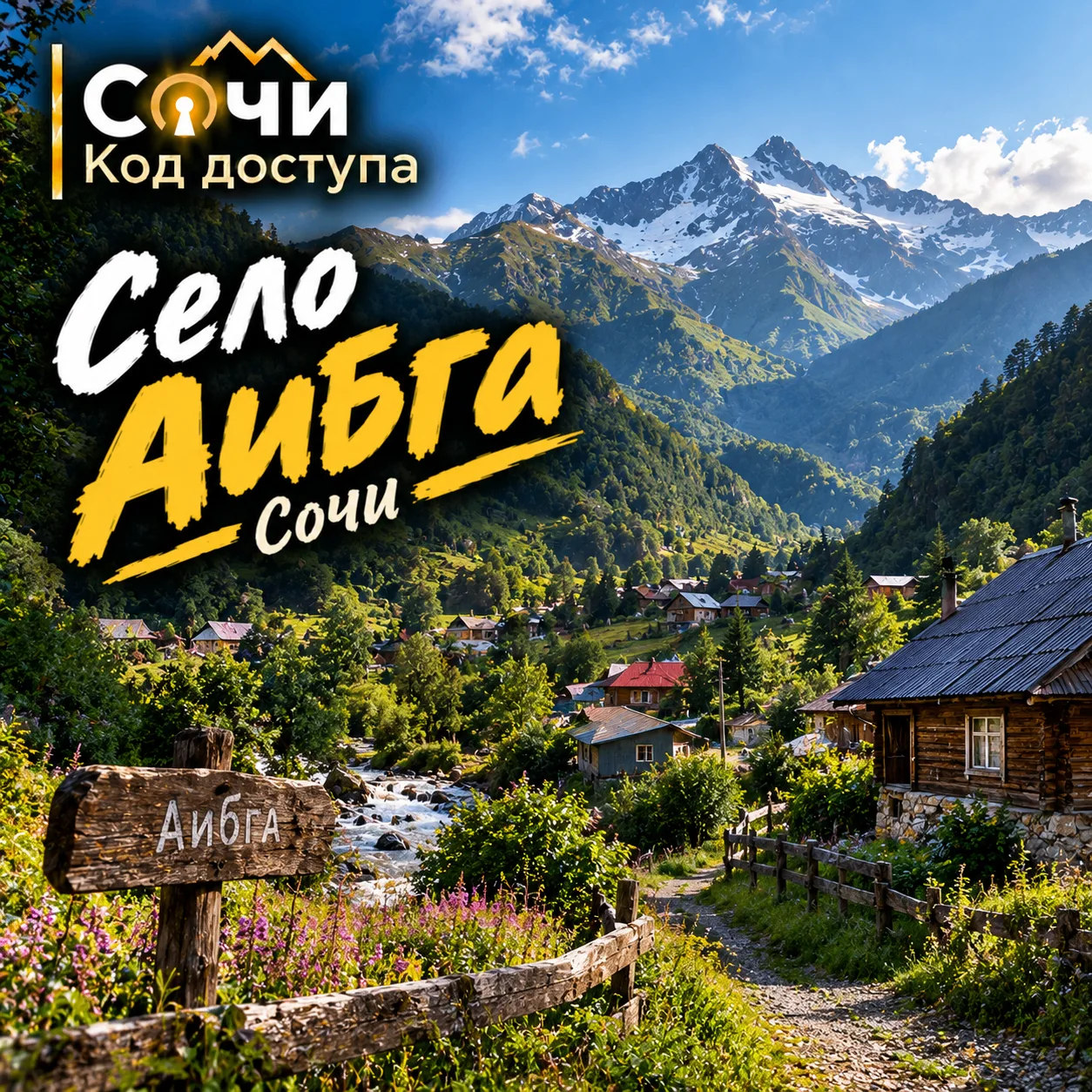 🏔️ Аибга: затерянное село в горах Сочи, где время словно замедлилось
