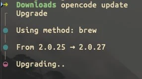 Как же шустро парни пилят Opencode v2, не помню для без upgrade