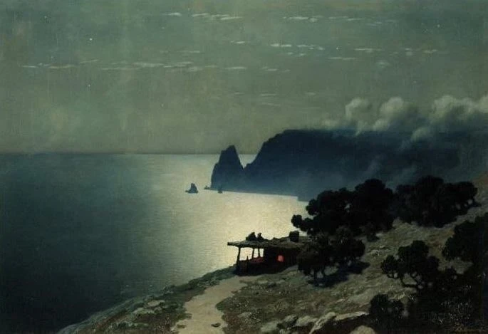 «Лунный пейзаж. Крым», ок. 1897 г.