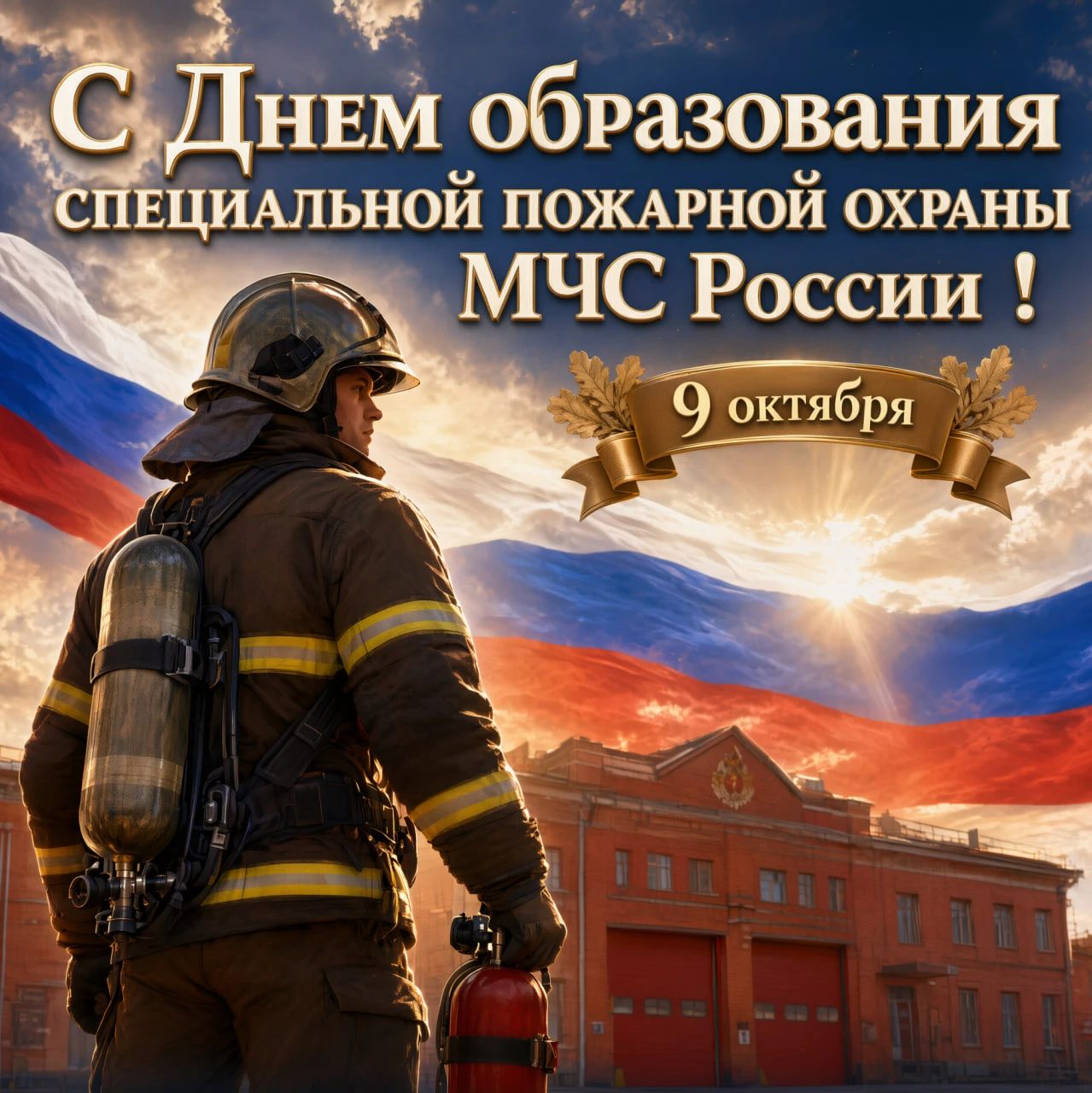 📢 Игорь Панченко поздравил с профессиональным праздником сотрудников Специальной пожар...