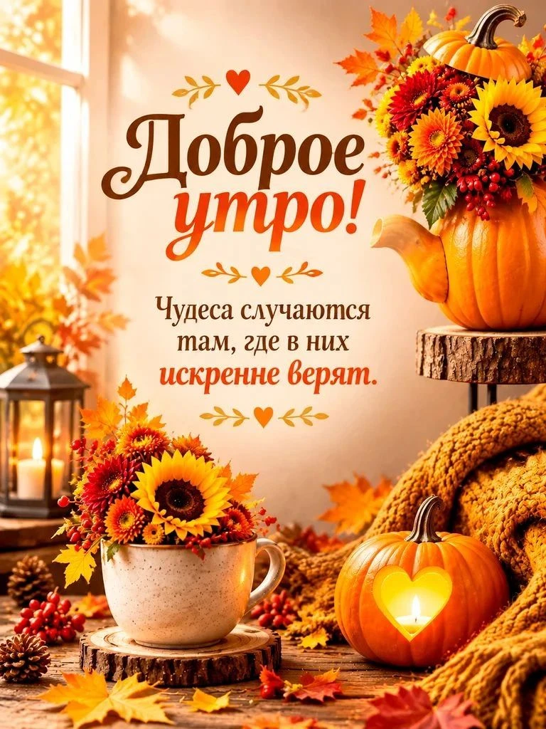Доброе утро!🍂☀️🍂
