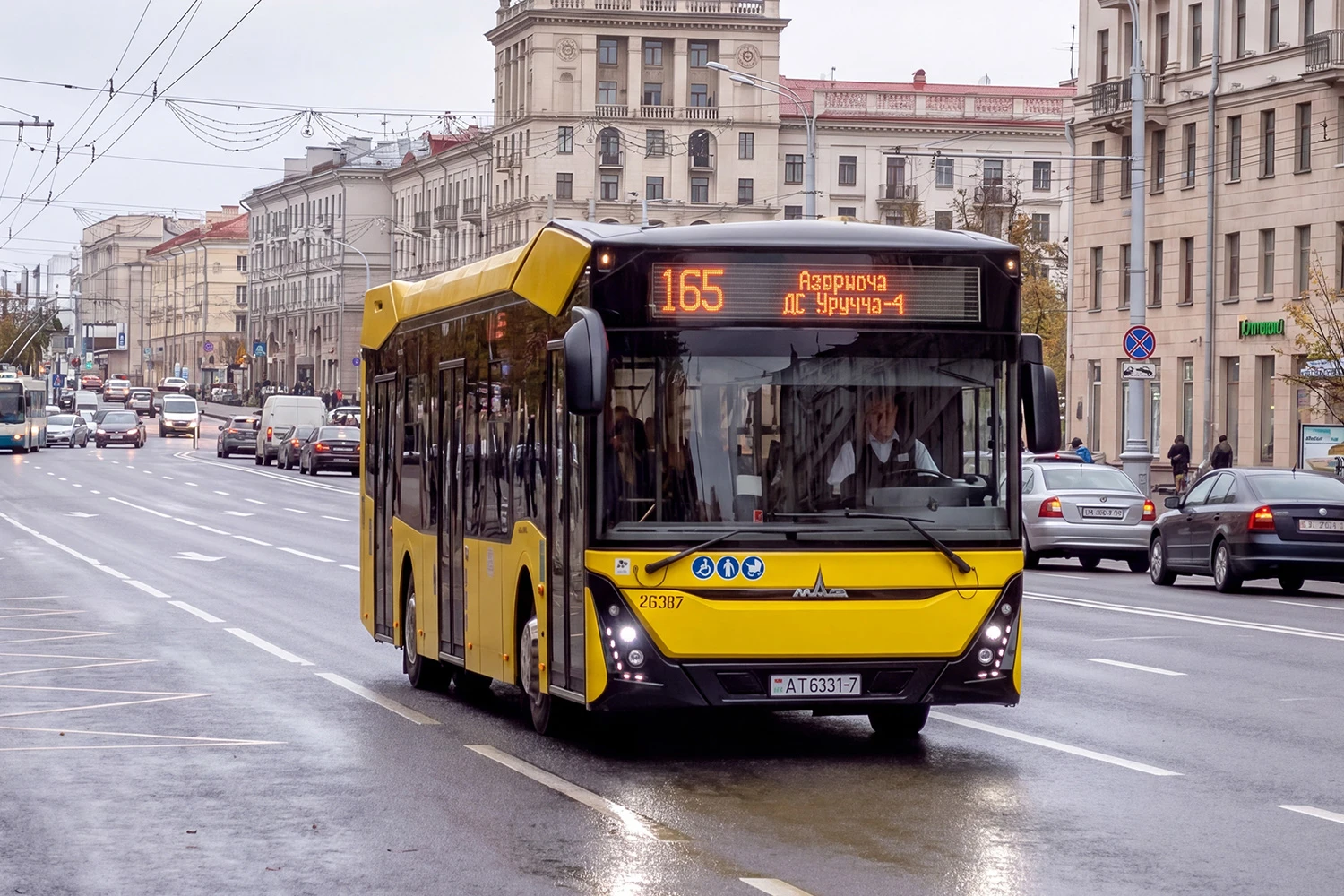 Амкодор сделал портальный мост для автобусов МАЗ