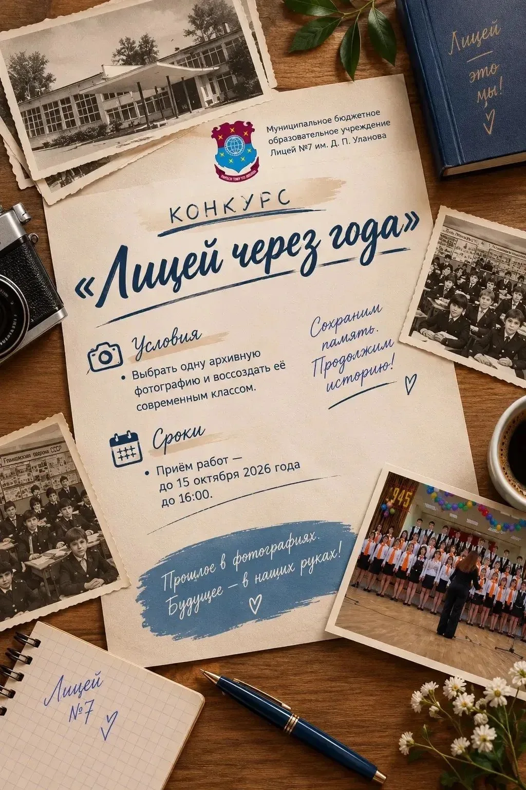 📸 ФОТОКОНКУРС «ЛИЦЕЙ ЧЕРЕЗ ГОДА»