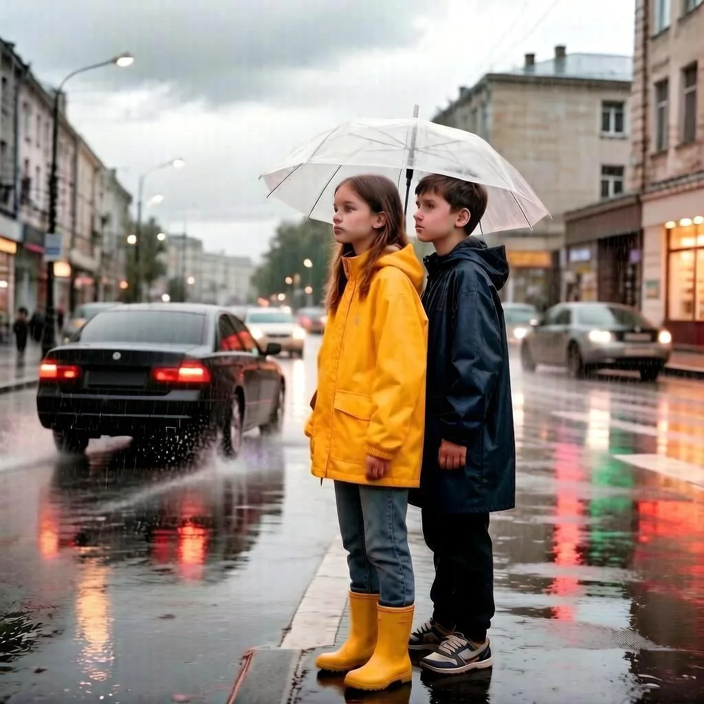 🍁☔Почему в дождь нужно быть внимательнее в дорожных условиях?