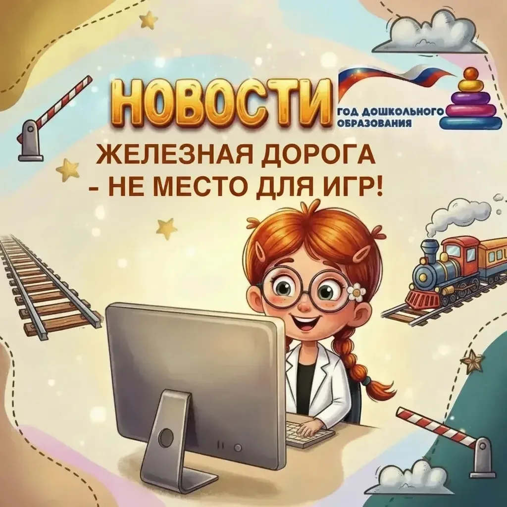 🚦 «Белочки» говорят о безопасности на железной дороге.