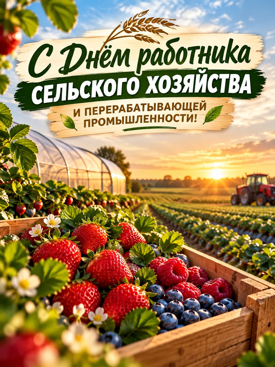 🌾 С Днём работника сельского хозяйства и перерабатывающей промышленности!