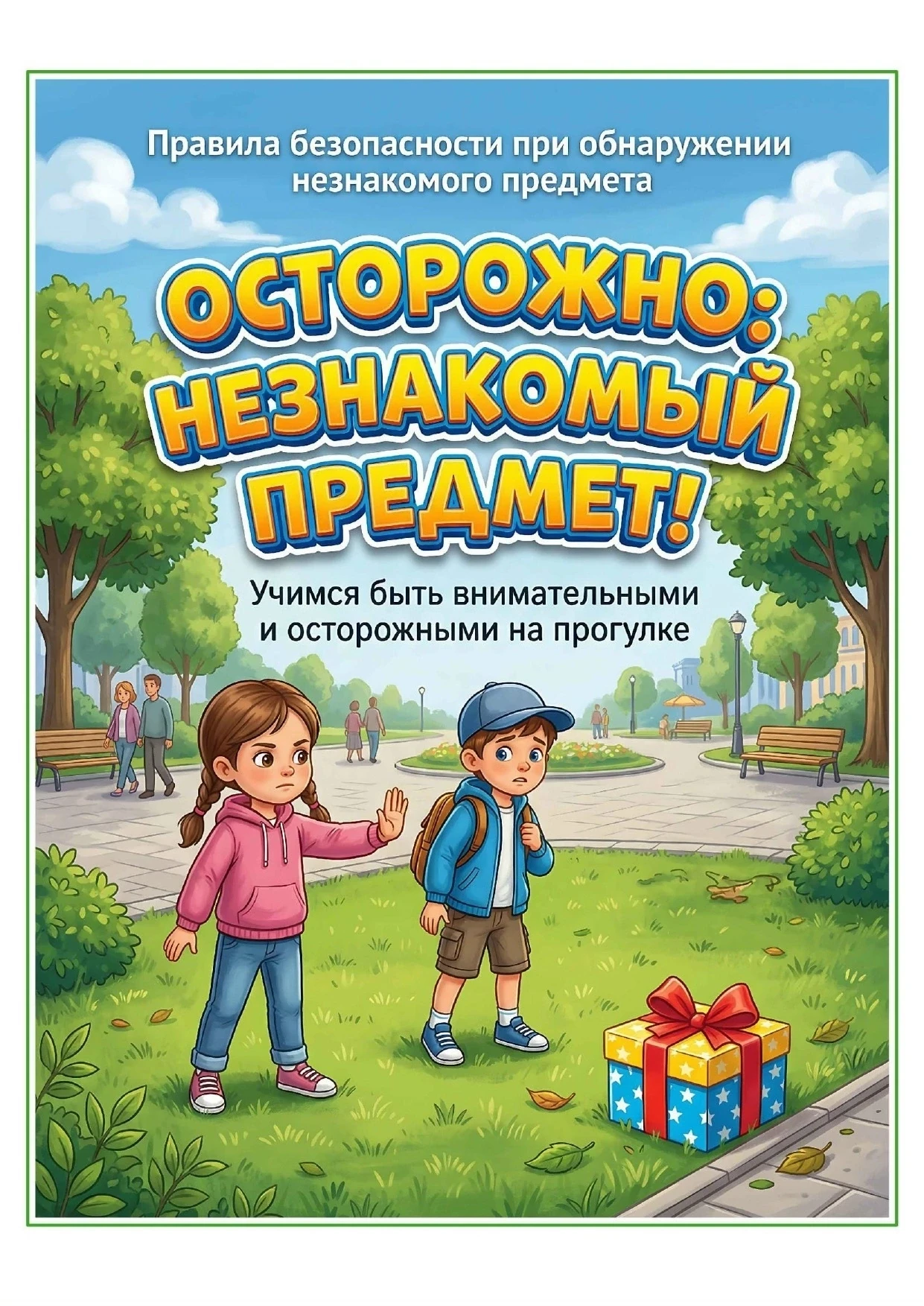Осторожно: незнакомый предмет! Правила, которые спасают жизнь