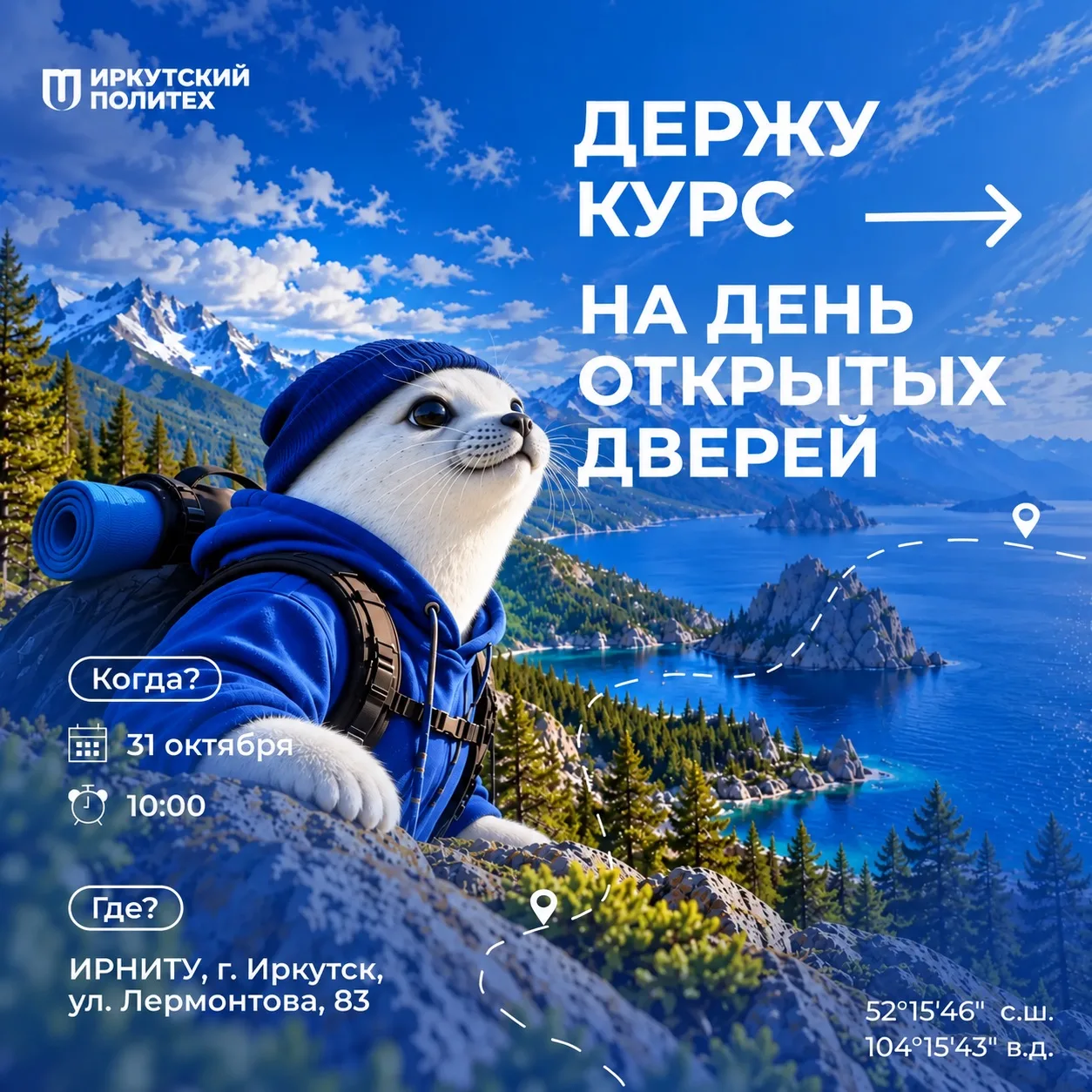 🧭 Держишь курс на Иркутский политех? Тогда нам по пути!