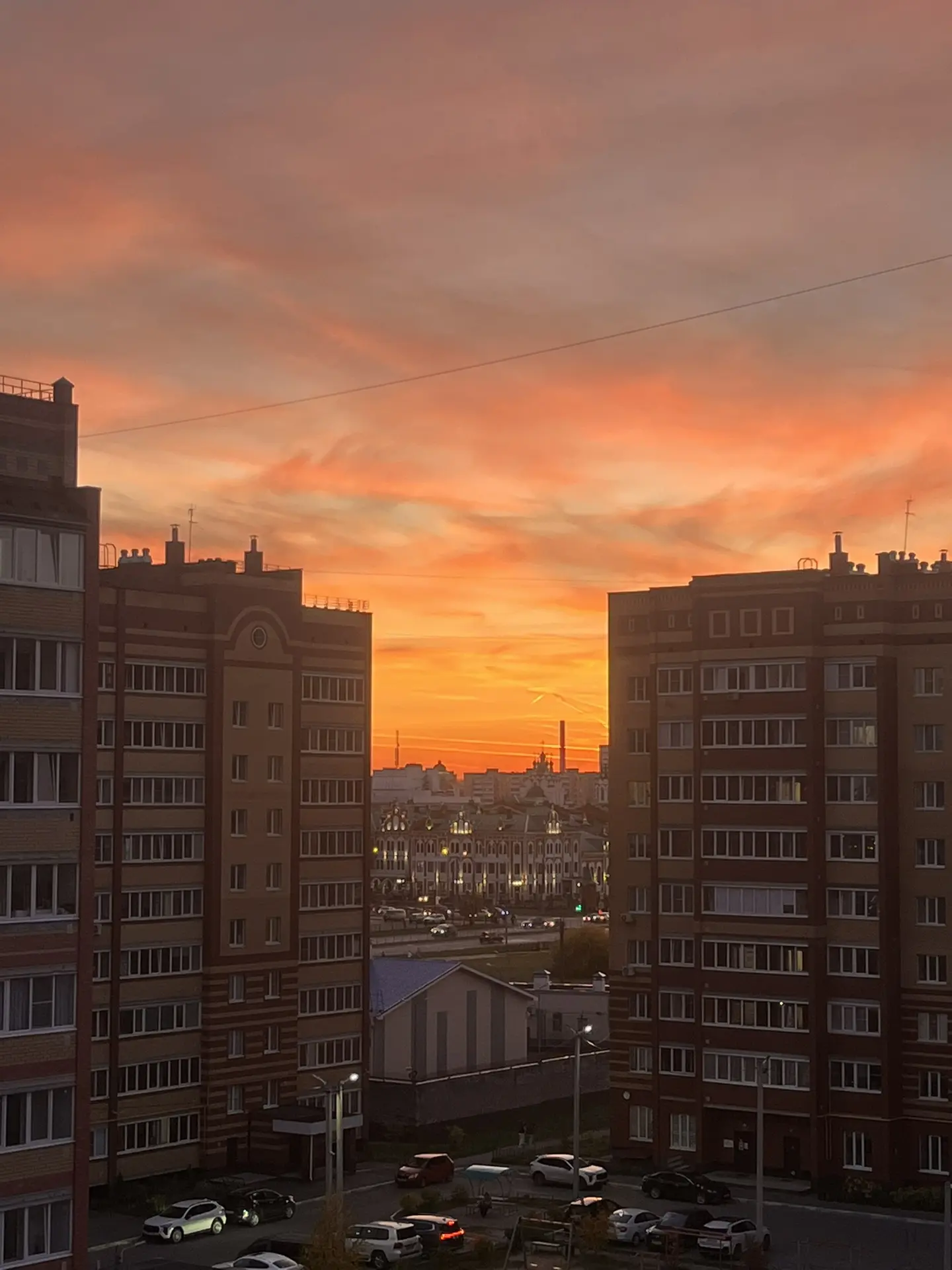 Невероятный закат был сегодня вечером 🌇❤️