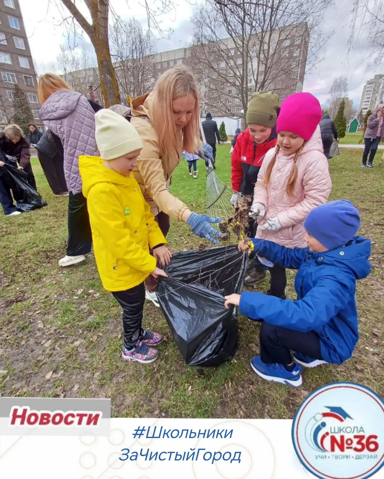 🧹 Чистый двор — работа 4Б!