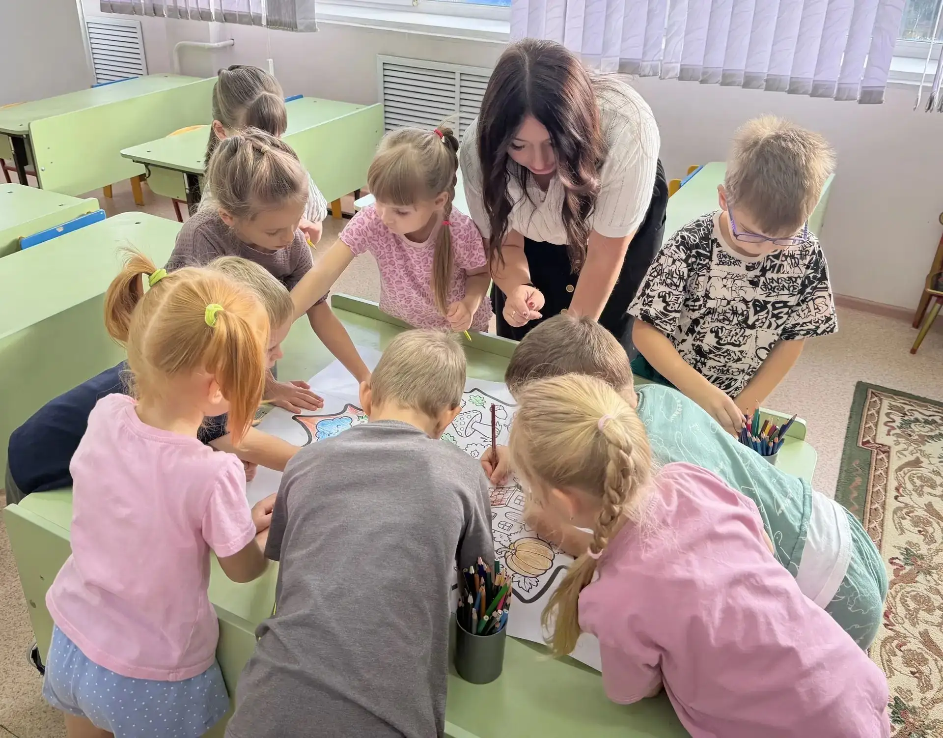 🌟🍂 Группа «Звёздочки» сегодня отлично потрудилась! 🍁🧩🎨