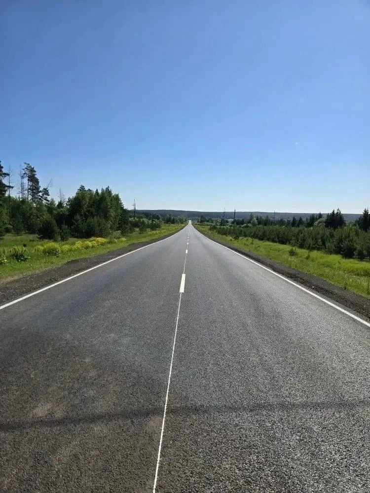 🛣️ В Татарстане выполнен ремонт подъезда к г. Менделеевску