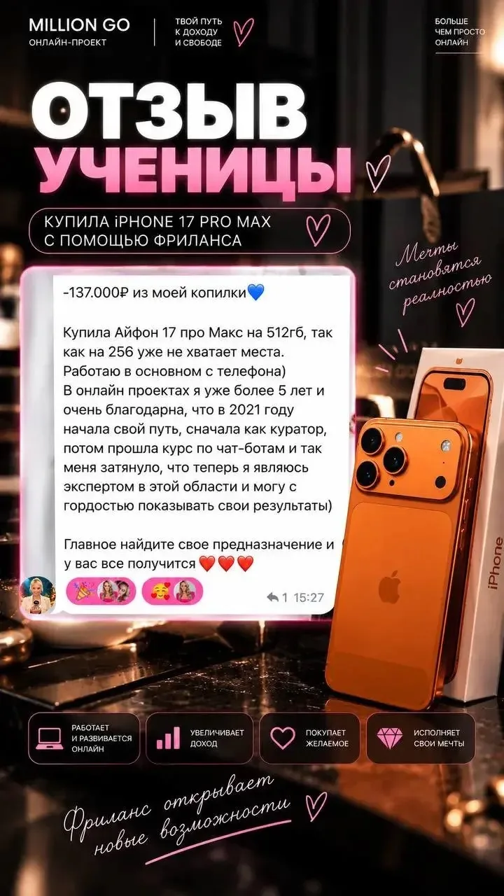 ОТЗЫВ АННЫ о возможностях с онлайн проектом.