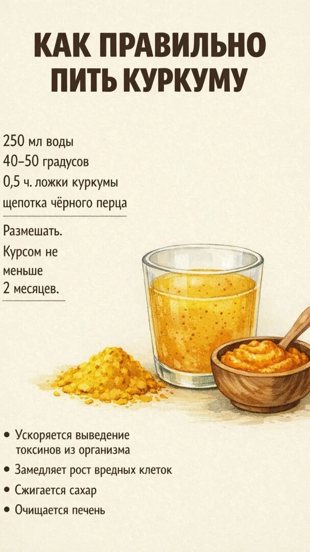 Как правильно пить куркуму