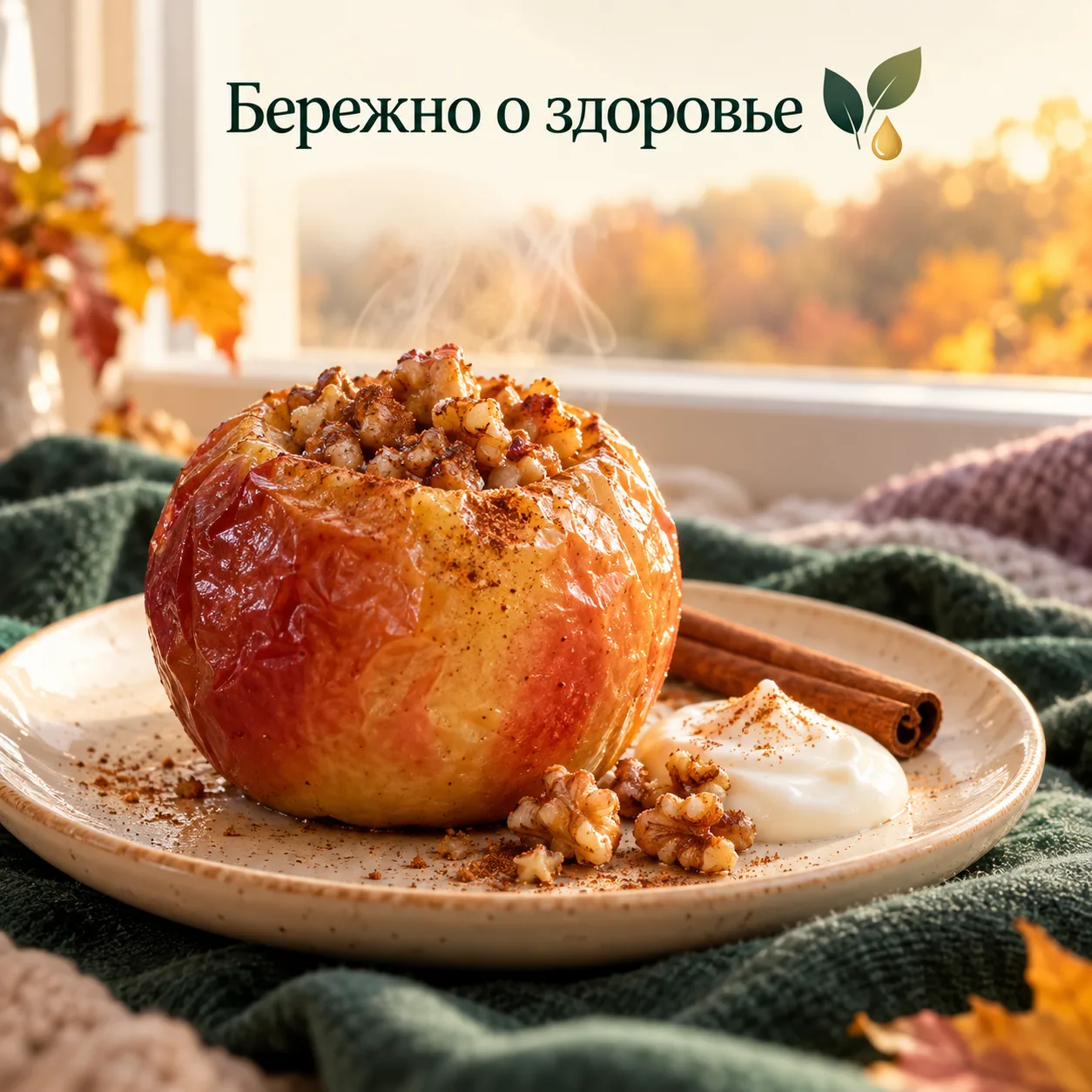 🍎 Яблоко, корица — и дома пахнет уютом
