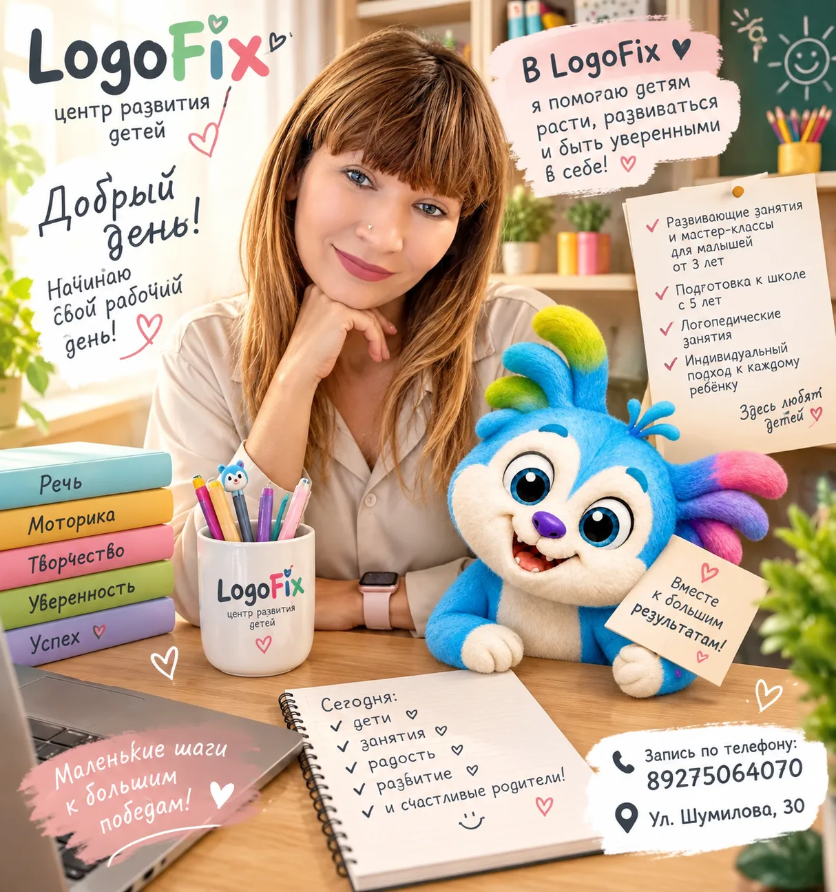 ✨ LOGO FIX — пространство, где дети растут, развиваются и открывают свои таланты! ✨