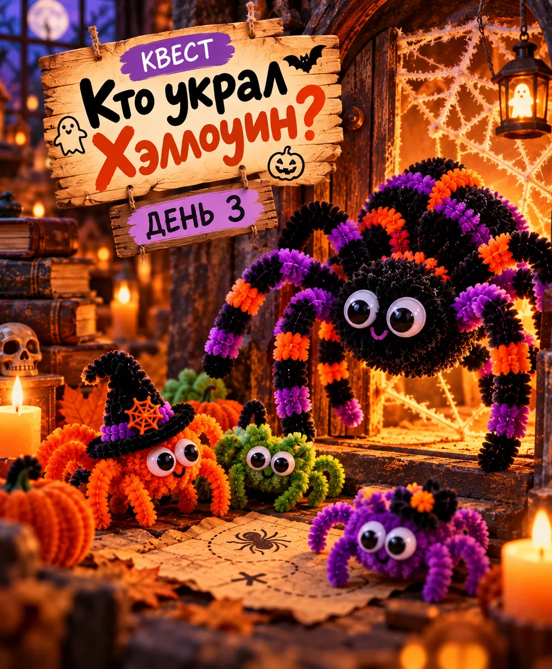 🕷 ДЕНЬ 3. ПАУК-ОХРАННИК