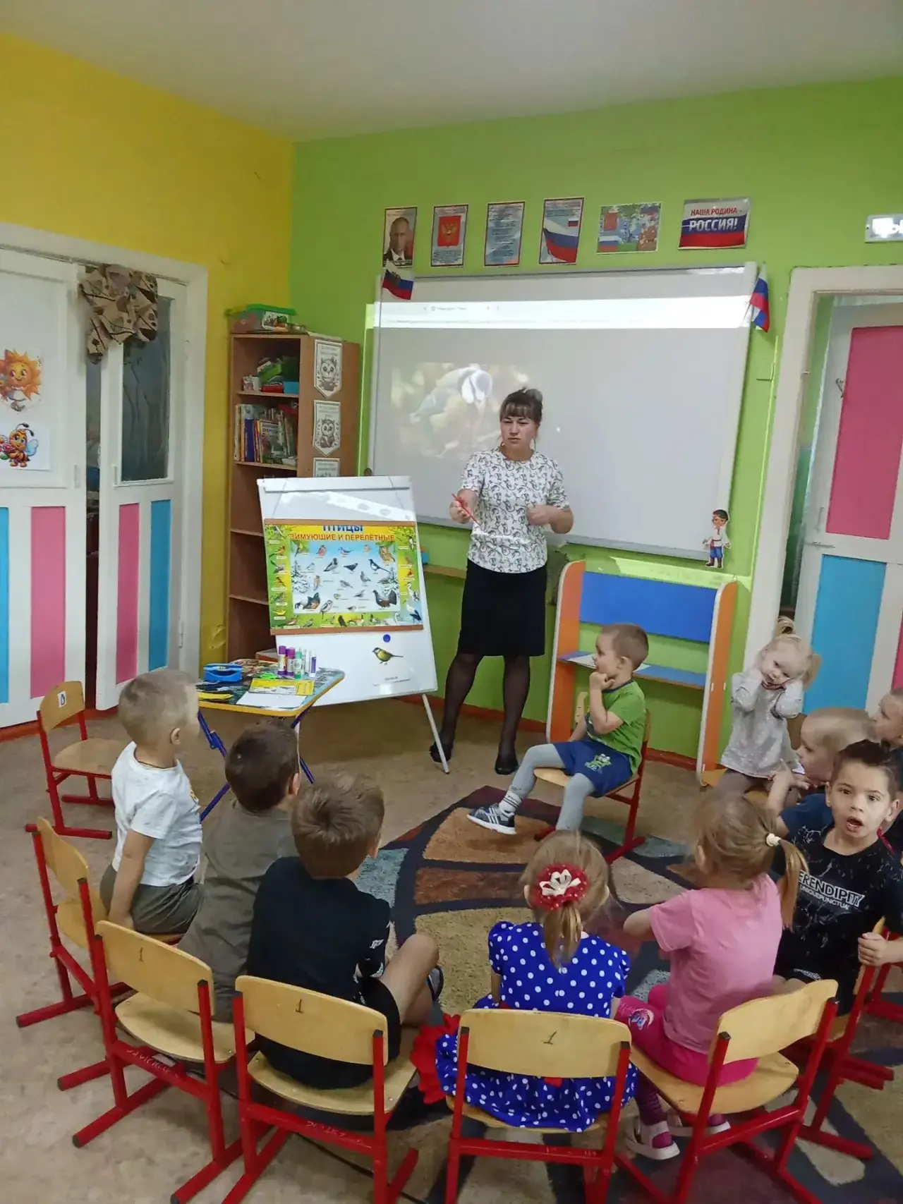 Сегодня в группе "Зайчата" прошло увлекательное и познавательное занятие на тему "Перел...