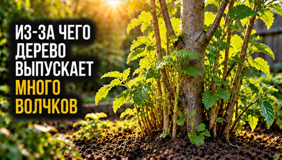 Из-за чего дерево выпускает много волчков