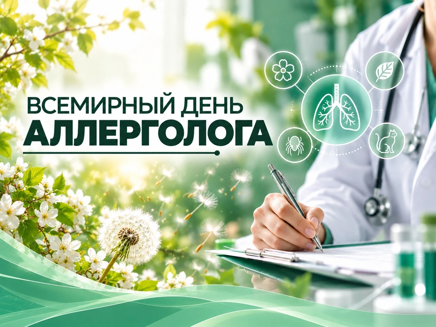 🌿 16 октября — Всемирный день аллерголога