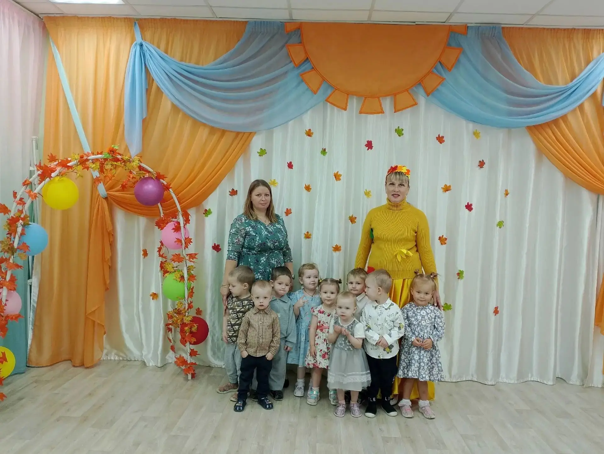 🍂 К ребятам из группы «Малышок» пришла сама Осень! 🍁