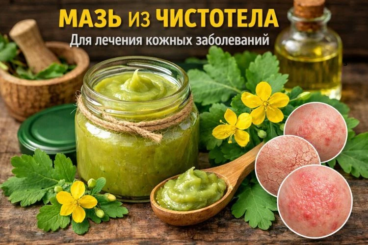 🌼Чистотел : мазь, которая лечит!☝️