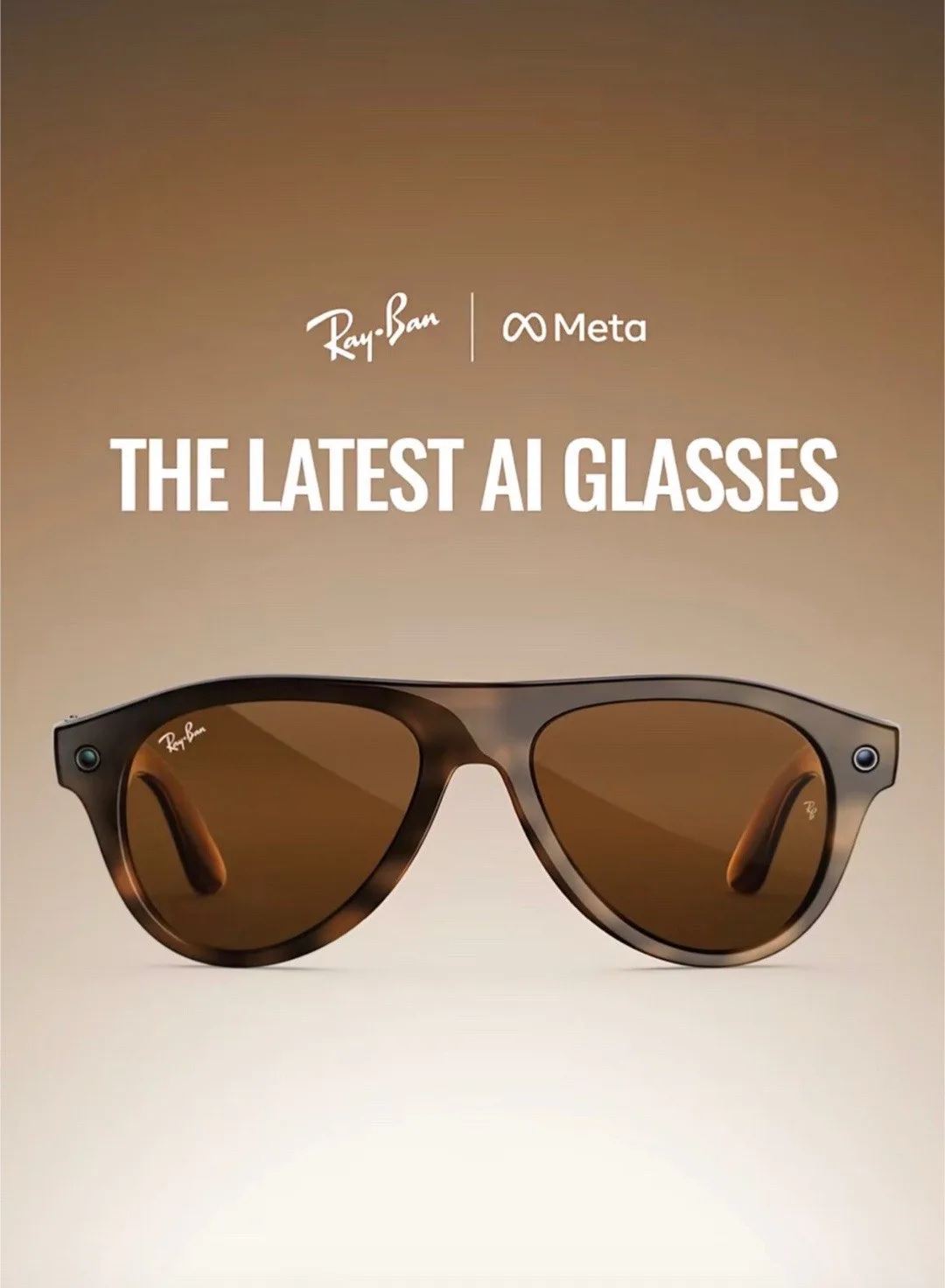 Ray-Ban Aviator Meta — культовый дизайн Aviator в сочетании с интеллектуальными техноло...