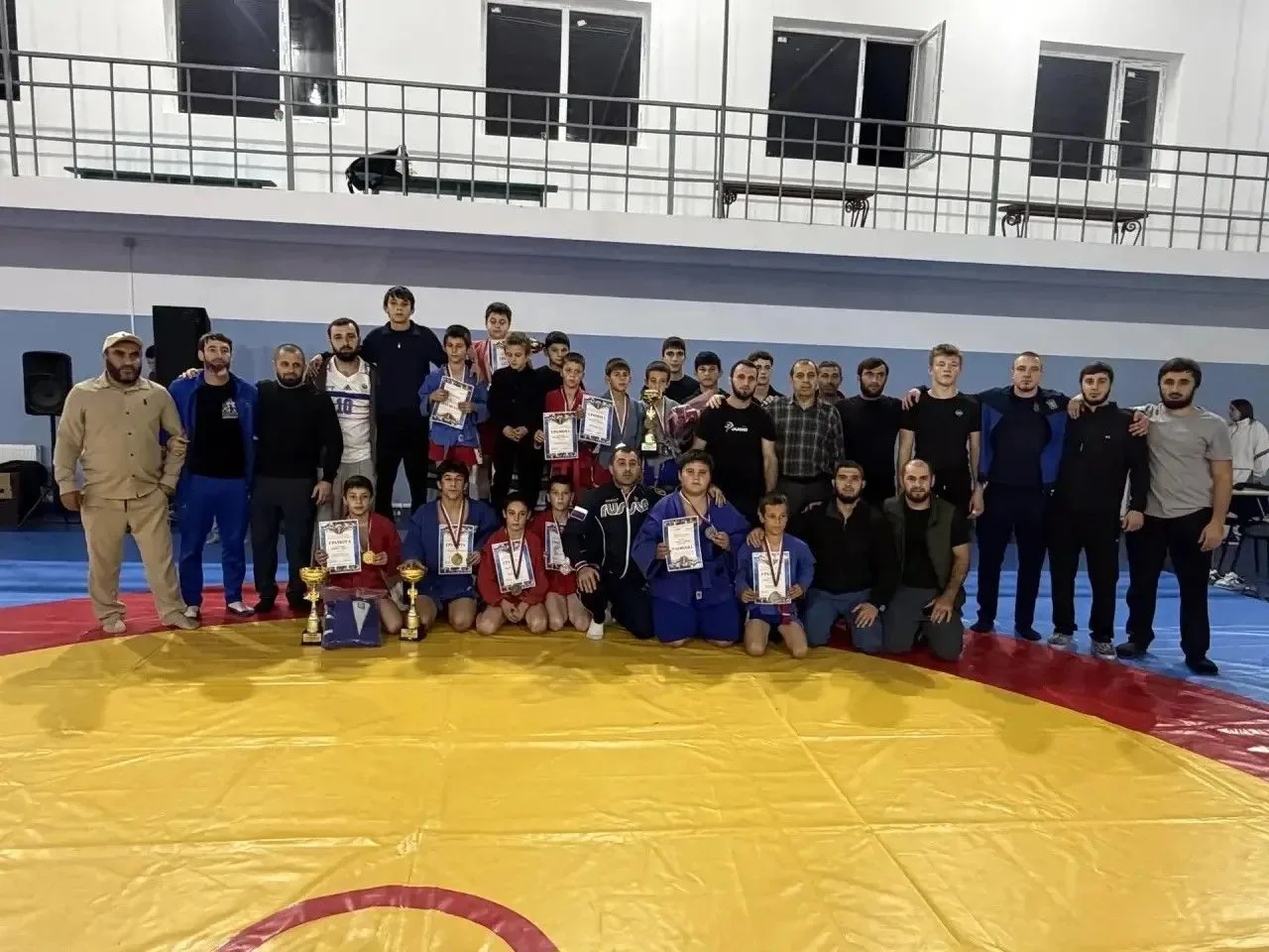 В селе Чернолесском состоялся турнир по самбо памяти Юсупа Омарова